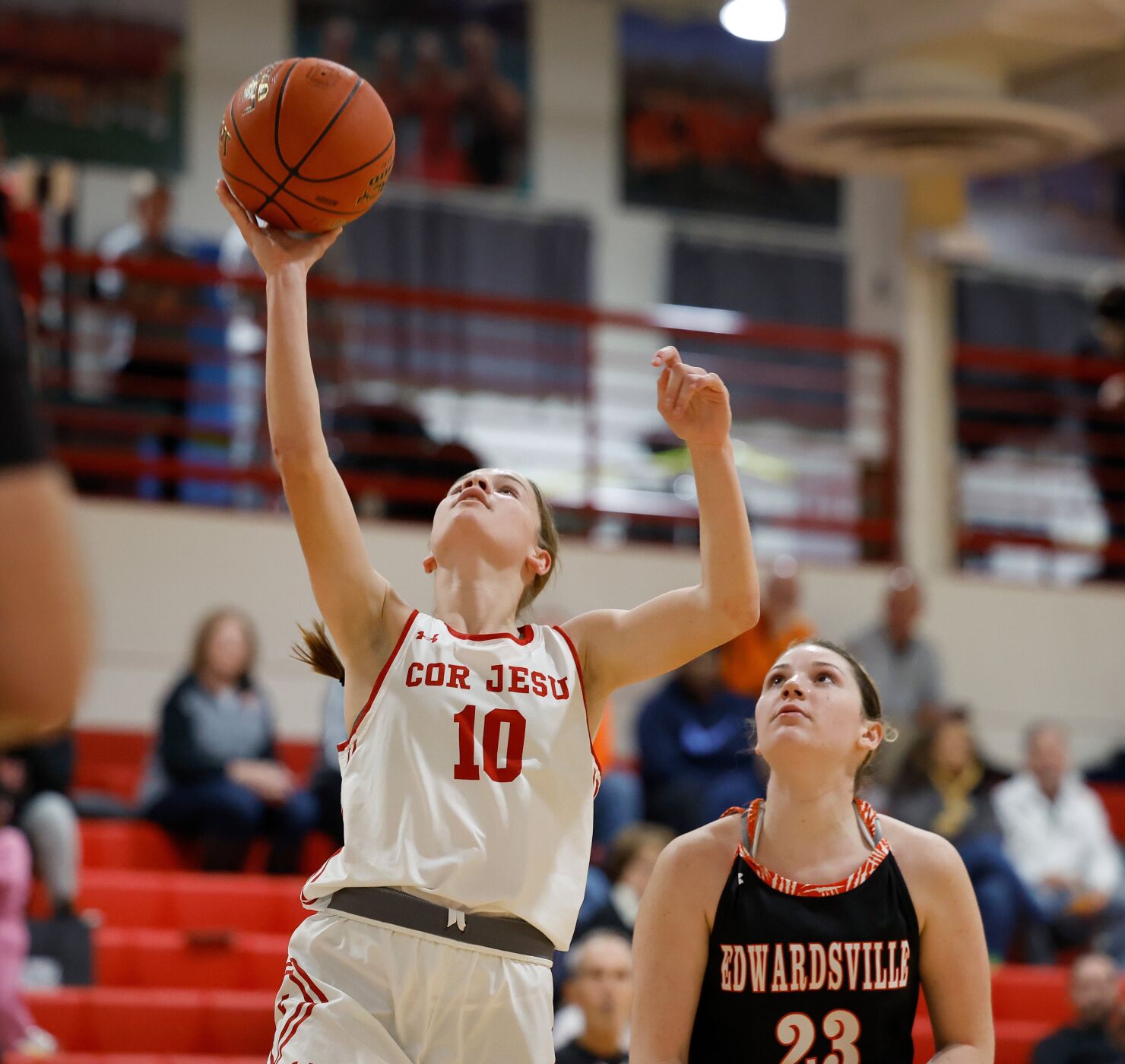 Visitation Christmas Tournament, first round: Edwardsville v. Cor Jesu